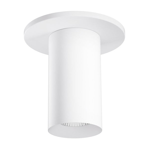 ELCO Lighting E25FW-1335 2-Inch White LED Surface Mount Fixture, 1350 lm, 3500K, 38°