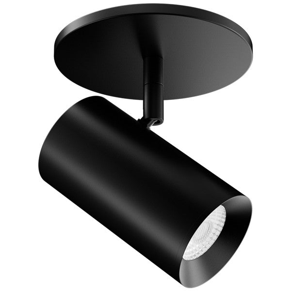 ELCO Lighting E25MB-0727-S 2-Inch Black LED Monopoint Fixture, 750 lm, 2700K