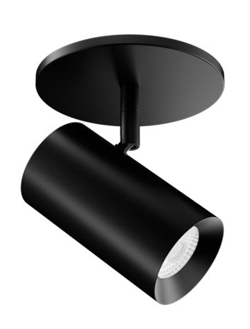 ELCO Lighting E25MB-0730 2-Inch Black LED Monopoint Fixture, 750 lm, 3000K, 38°