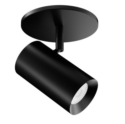 ELCO Lighting E25MB-0812ASD 2-Inch Black LED Monopoint Fixture, 875 lm, 38°, 12V