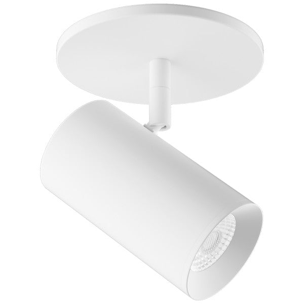 ELCO Lighting E25MW-0324 2-Inch White LED Monopoint Fixture, 350 lm, 2400K