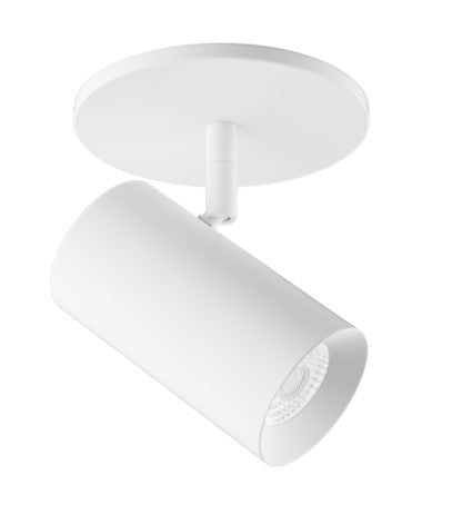 ELCO Lighting E25MW-0730-T 2-Inch White LED Monopoint Fixture, 750 lm, 3000K