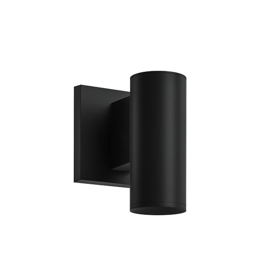 ELCO Lighting E25NYB-0327 2-Inch Black LED Wall Mount Fixture, 350 lm, 2700K