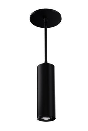 ELCO Lighting E25PB-0740-FC 2-Inch Black LED Pendant Light, 750 lm, 4000K
