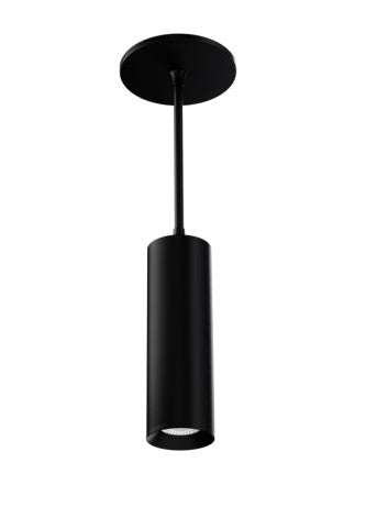 ELCO Lighting E25PB-0924 2-Inch Black LED Pendant Light, 950 lm, 2400K
