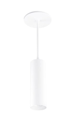 ELCO Lighting E25PW-10DX30 2-Inch White LED Pendant Light, 1000 lm, 3000K, 0-10V / TRIAC / ELV