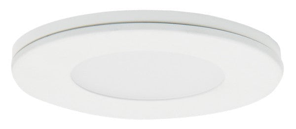 ELCO Lighting E261B Mini Super Slim Round Undercabinet LED Puck Light 2.2W 170 lm 3000K 12V DC Black Finish