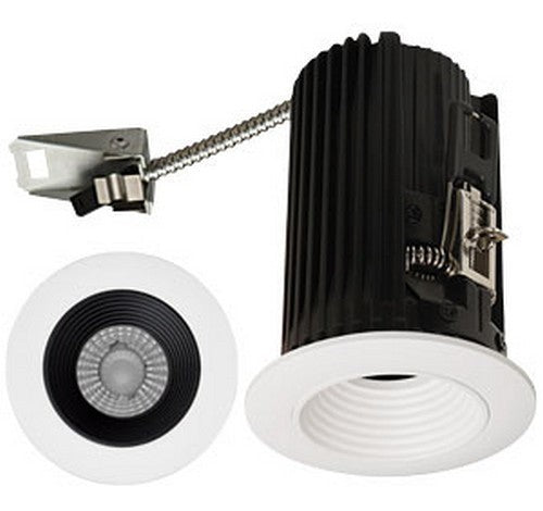 ELCO Lighting E2L14F30B Teak System 2" Round Baffle 35 Degree Beam Angle 3000K