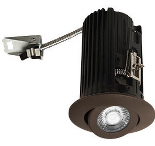 ELCO Lighting E2L18F30BZ Teak System 2" Round Adjustable 35 Degree Beam Angle 3000K