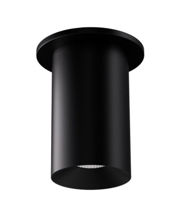 ELCO Lighting E36FB-0930 3-Inch Black LED Surface Mount Fixture, 950 lm, 3000K, 38°