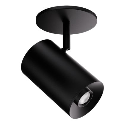 ELCO Lighting E36MB-0727-FC 3-Inch Black LED Monopoint Fixture, 750 lm, 2700K