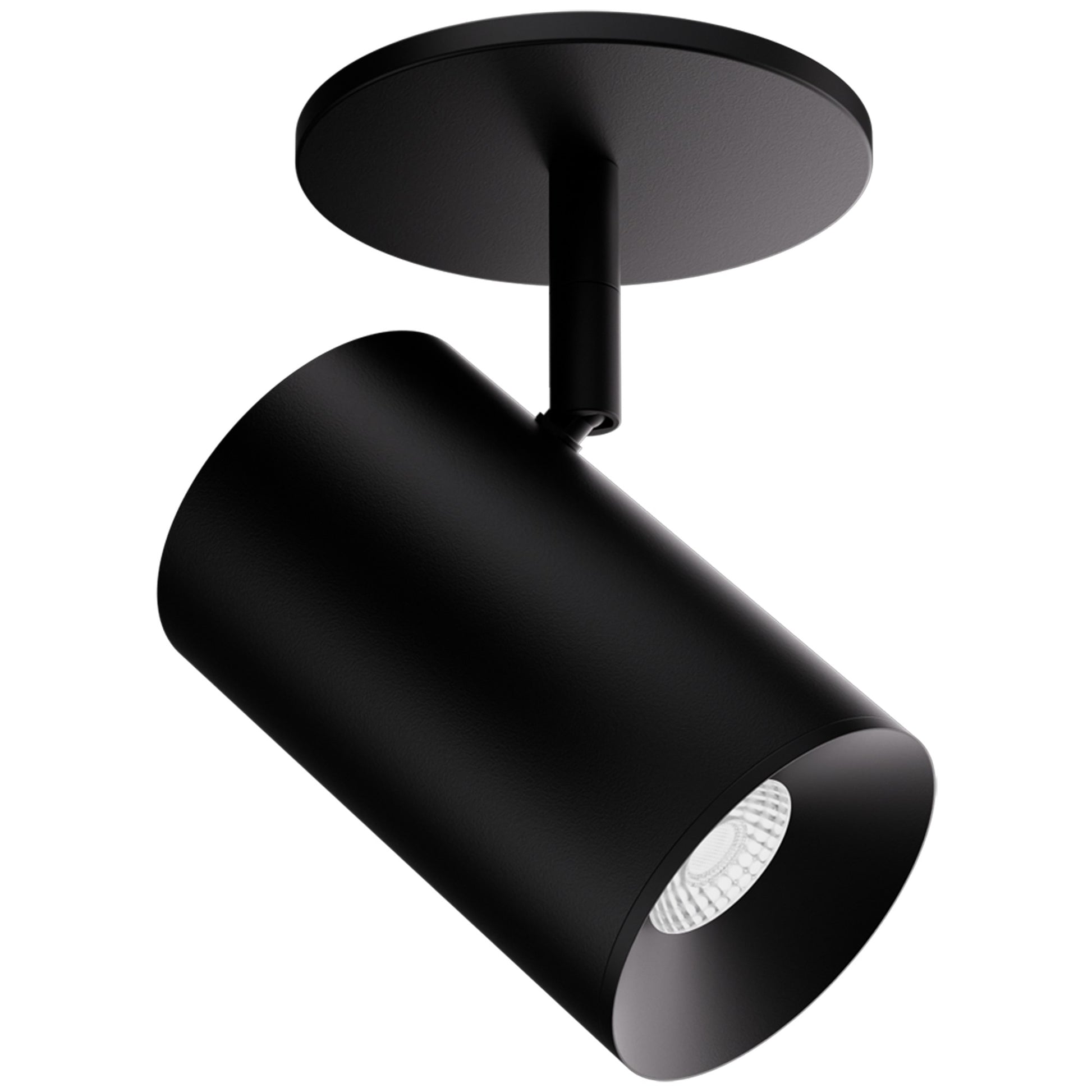 ELCO Lighting E36MB-0935D 3-Inch Black LED Monopoint Fixture, 950 lm, 3500K, 3-in-1
