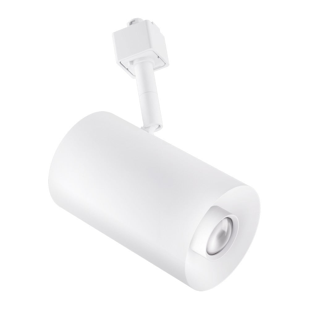ELCO Lighting E36TW-0940-FC 3-Inch White LED Track Head, 950 lm, 4000K, 18°-50°