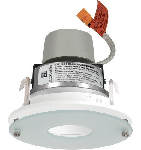 ELCO Lighting E412R08SDH Recessed LED 4" LED Drop Glass Insert with Driver 850 lm 120V