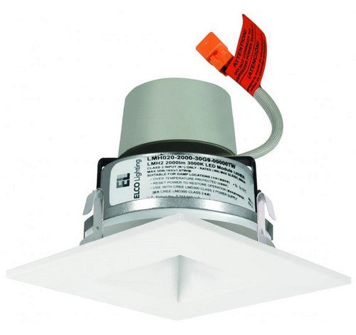 ELCO Lighting E417R0830W 4" LED Square Reflector Insert with Drver 850 lm