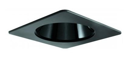 ELCO Lighting E420C1630BB2 4" LED Black Reflector Square 1600 lm 3000K