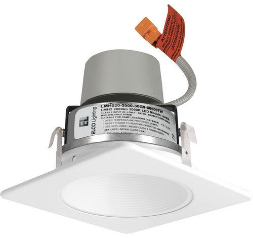 ELCO Lighting E424R0827W 4" LED Square Baffle Insert with Driver 850 lm