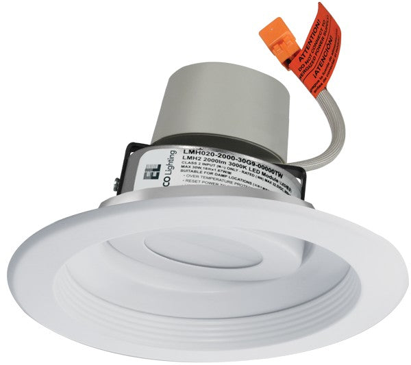 ELCO Lighting E616R1230W 6-Inch LED Baffle Trim Module, 1250 lm, 3000K