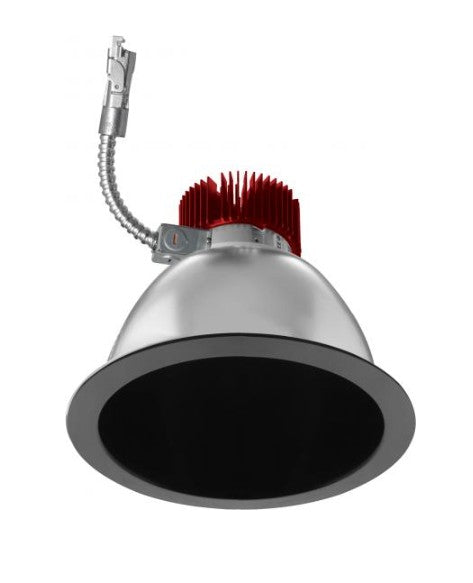 ELCO Lighting E810L1227B2 8-Inch Black LED Light Engine with Reflector Trim, 1250 lm, 2700K