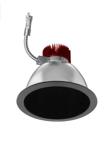 ELCO Lighting E810L20SDB 8-Inch Black LED Light Engine with Reflector Trim, 2000 lm