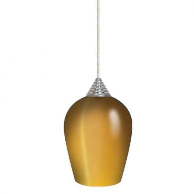 ELCO Lighting EDL61N-AU LED Gls Pndnt 5W Autumn Nickel Canopy