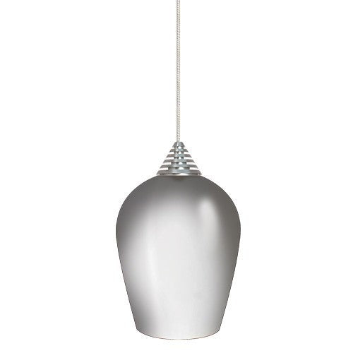 ELCO Lighting EDL61N-FR LED Gls Pndnt 5W Frost Nickel Canopy