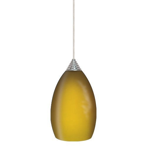 ELCO Lighting EDL62N-AU LED Gls Pndnt 5W Autumn Nickel Canopy