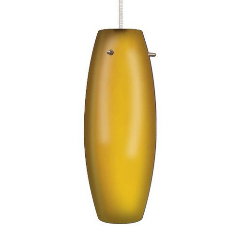 ELCO Lighting EDL63N-AU LED Gls Pndnt 5W Autumn, Nickel Canopy