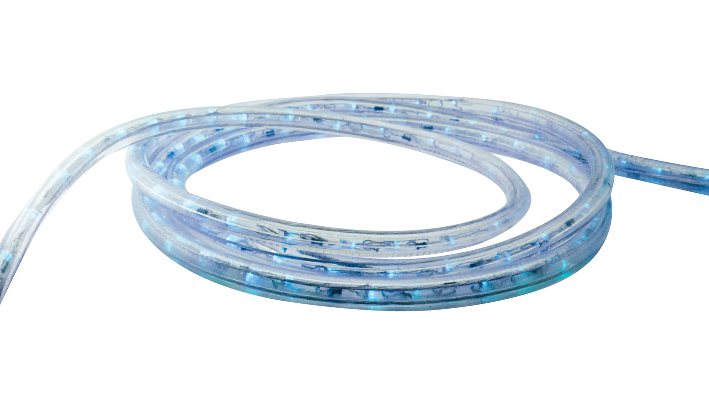 ELCO Lighting EDU2LEDBL 2 Wire LED Rope Light 120V Blue Per Ft