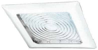 ELCO Lighting EL11W 8" Square Trim with Fresnel Lens