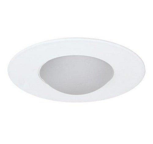 ELCO Lighting EL1416W 4" L.V. Shwr Trim with Round Drop Glass