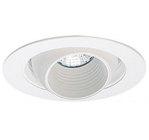 ELCO Lighting EL1448W Disc. 4" Low Voltage Regrsd Eybl