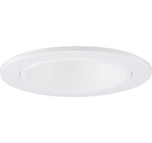 ELCO Lighting EL1493DW 4" L.V. White Baffle with Die Cast White Ring