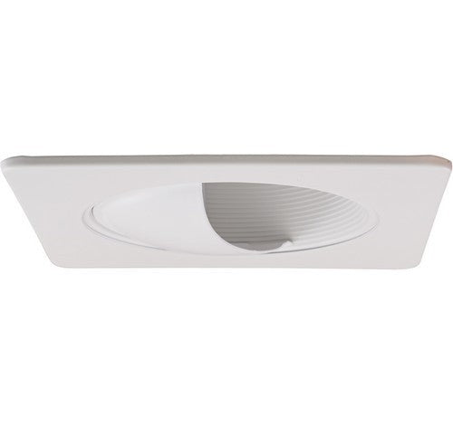 ELCO Lighting EL2395W LED Wall Wash 3" Low Voltage Square Diecast Wall Wash Baffle