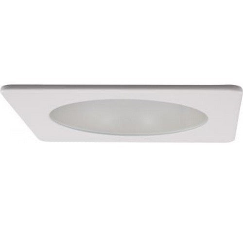 ELCO Lighting EL2412W 4" Adjustable Low Voltage Shwr Trim with Frstd Lens