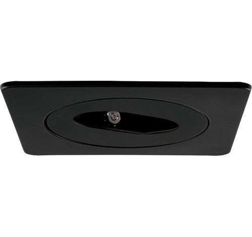 ELCO Lighting EL2420B 4" Square Low Voltage Slot Aperture All Black