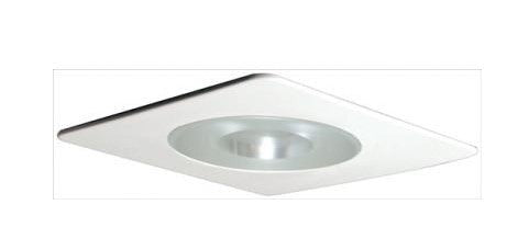 ELCO Lighting EL2915W 4" Line Vltg Square Trim with Fstd Pinhole Gls