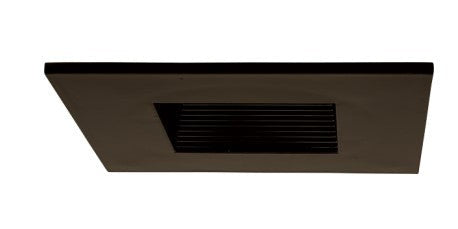 ELCO Lighting EL2984BZ 4" Square Line Voltage Die Cast Baffle Trim