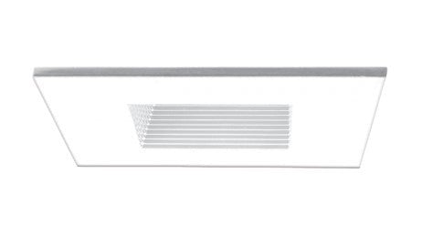 ELCO Lighting EL2984W 4" Line Voltage Square Trim Diecast Baffle