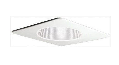 ELCO Lighting EL2993B 4" Line Voltage Baffle Square Trim