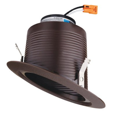 ELCO Lighting EL423CT5BZ 4" Slp Clng Baffle Insert 12W 5Cct