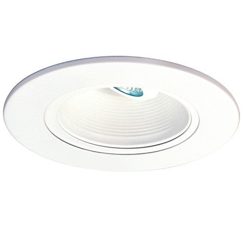 ELCO Lighting EL5493W 5" L.V. Adjustable White Baffle Trim