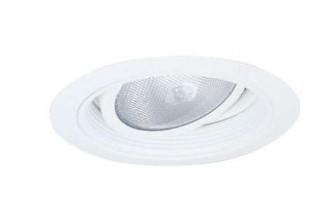 ELCO Lighting EL576W 5" White Rgrsd Gmbl with White Baffle