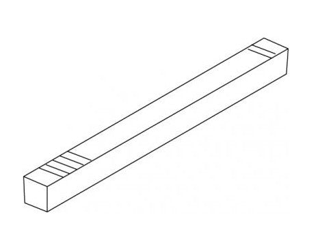 ELCO Lighting EL6003 Traverse Axle For El6000