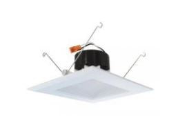 ELCO Lighting EL66130W 6" LED Insert Square Baffle 16W 3K Dim