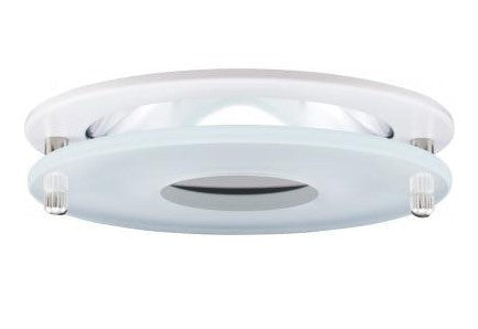 ELCO Lighting EL926W 4" Reflector with Sspndd Frstd Glass, White Ring