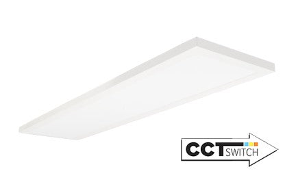 ELCO Lighting 4000 lm 3CCT Surface White Finish LED Surface Panel Light ELSP1248CT3W
