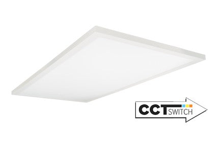 ELCO Lighting 4000 lm 5CCT Surface White Finish LED Surface Panel Light ELSP2448CT5W