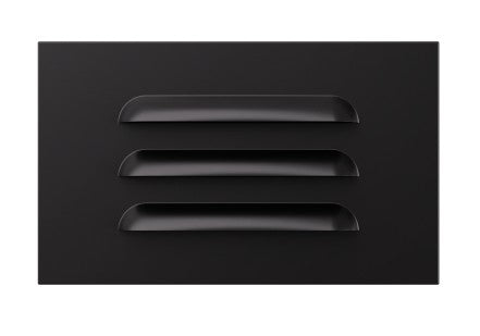 ELCO Lighting 50 lm 3CCT 120V Horizontal Louvered Step Light ELST28CT3B