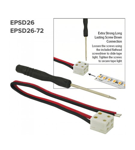 ELCO Lighting EPSD26-60 Lighting Connector, 60-Inch